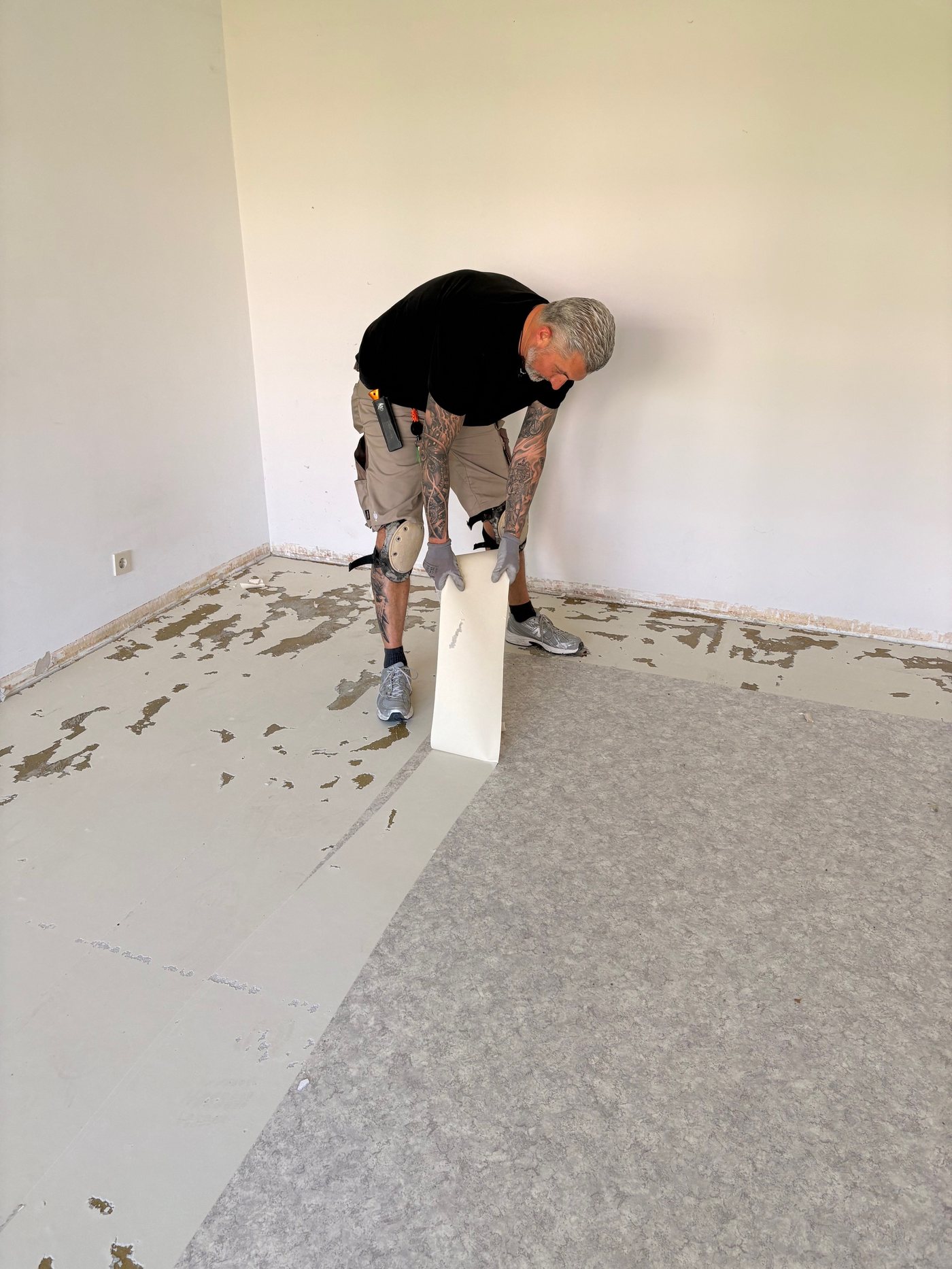 Verlegung von Trockenestrich-Platten als Untergrund